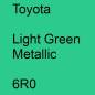 Preview: Toyota, Light Green Metallic, 6R0.